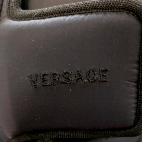 Versace Chain Reaction High-Top Sneaker Boots EU Size 42 US Mens Size 9 ( EUC) - Picture 6 of 9